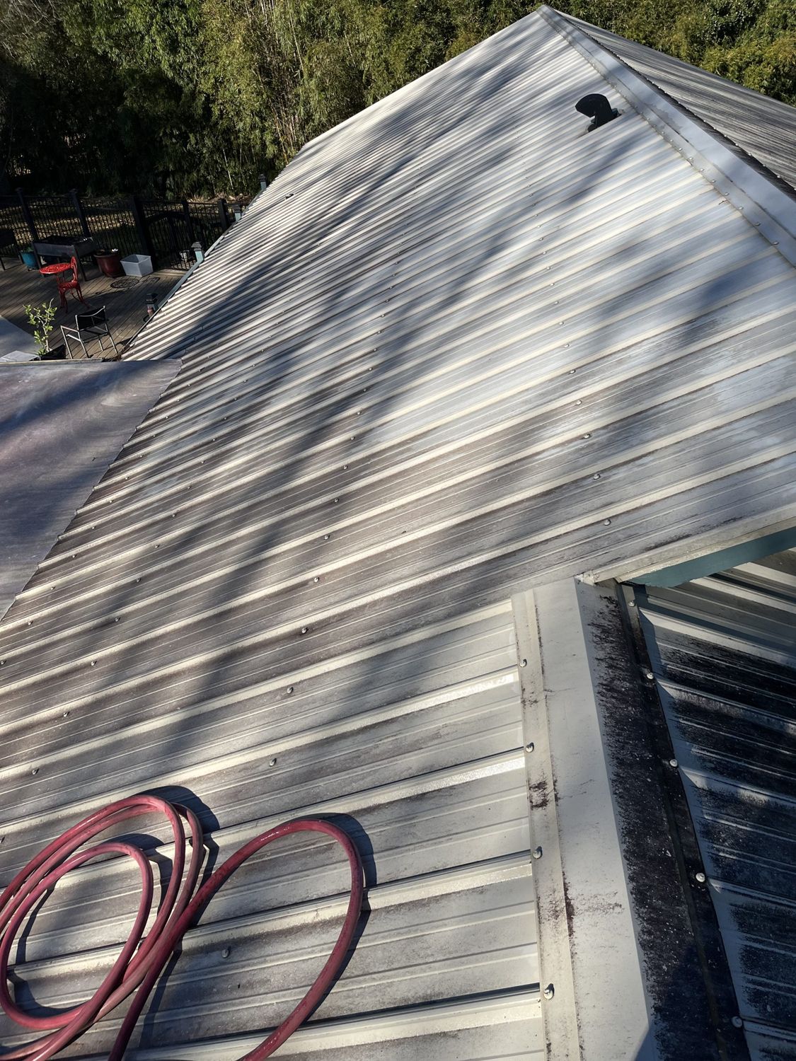 Clean metal roof — SMRW job photo